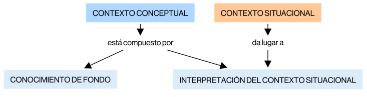 Figura 13. Contexto conceptual y contexto situacional